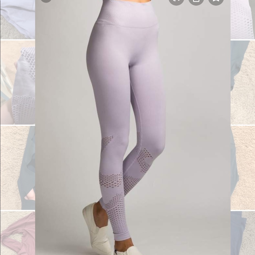 NWT Alala Purple courier leggings